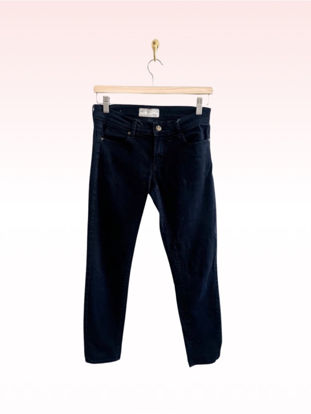 FREE PEOPLE Black Skinny Jeans (Sz 26)